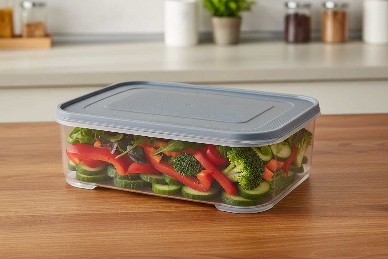 POJEMNIK DO ŻYWNOŚCI PLASTIKOWY PROSTOKĄTNY GRANO 3,2L