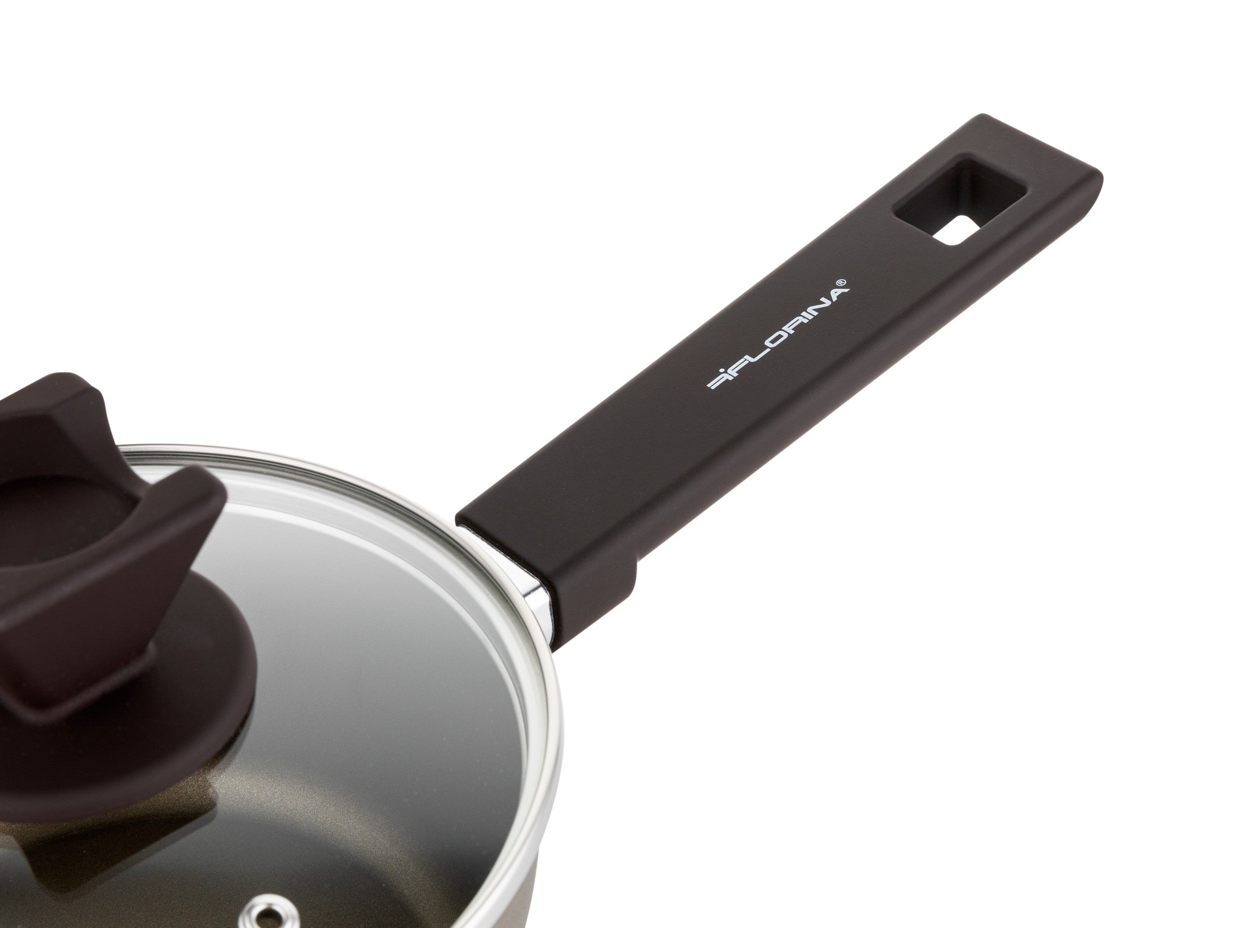 Zestaw 6 elementowy komplet garnków Florina Aston szampański | aluminum | powłoka non-stick| wszystkie typy kuchenek