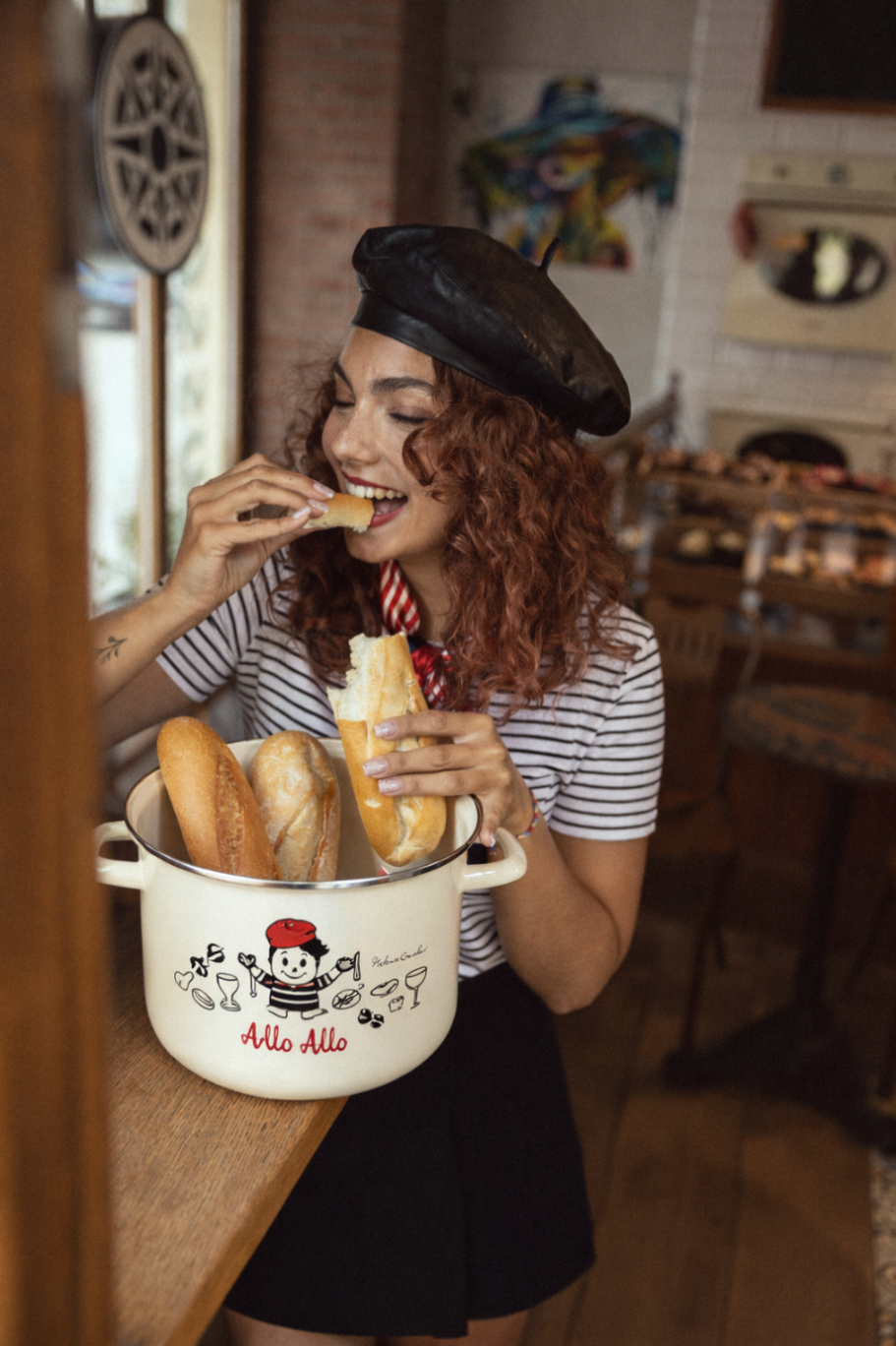 ЕМАЛЬОВАНА КАСТРУЛЯ ALLO ALLO 20СМ 4,2Л MG В.2