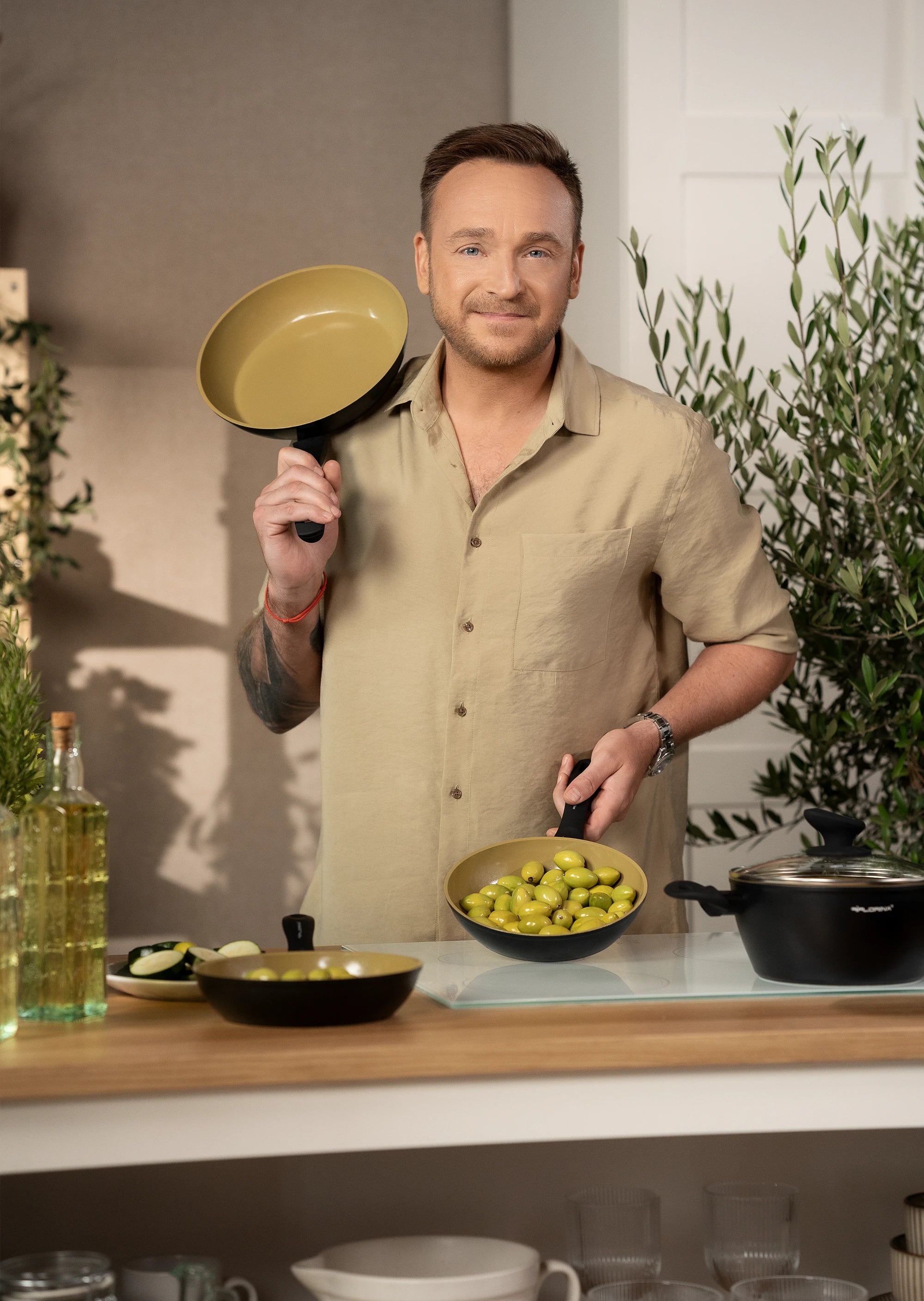 Алюмінієва каструля AmVegan 24 см 3,6 л