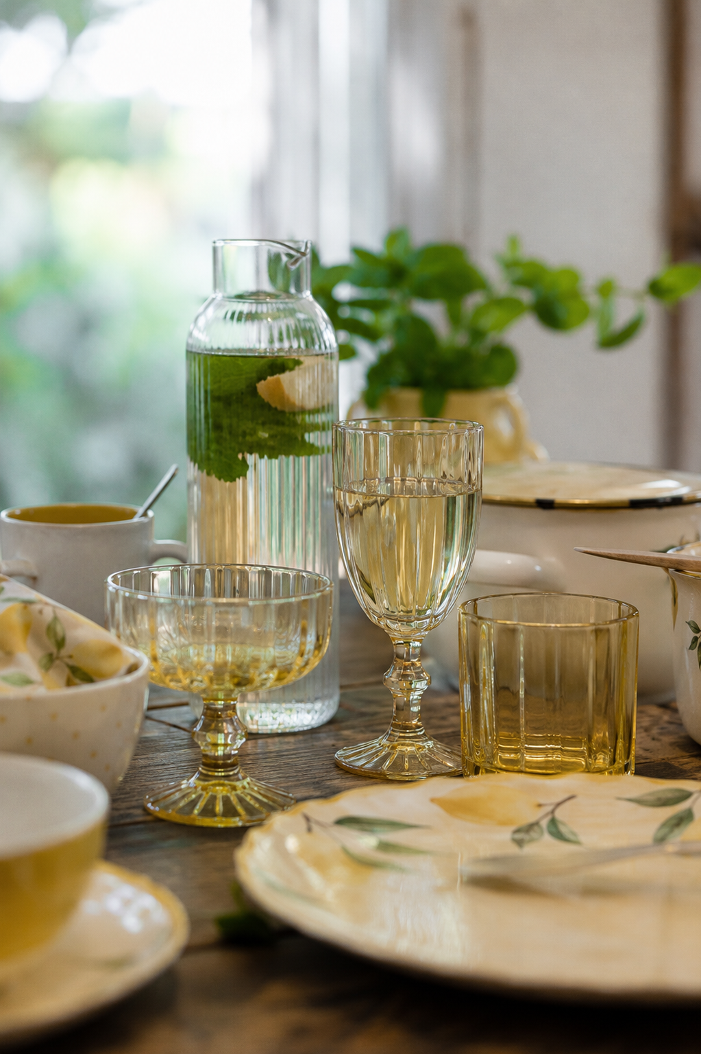 SZKLANKA SORRENTO 310ML ŻÓŁTA