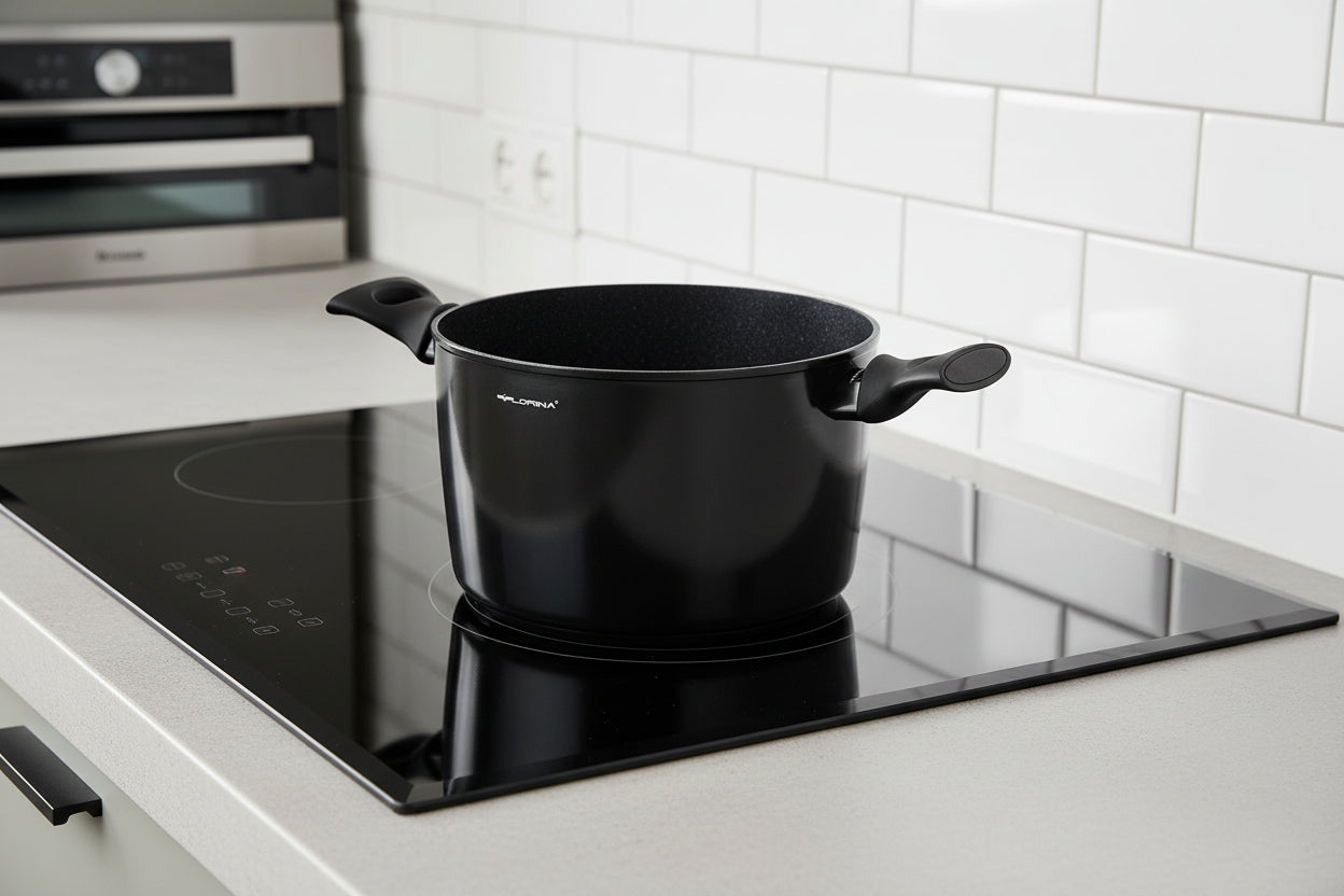 Garnek aluminiowy wysoki Florina Magnum 24 cm 6,4 l