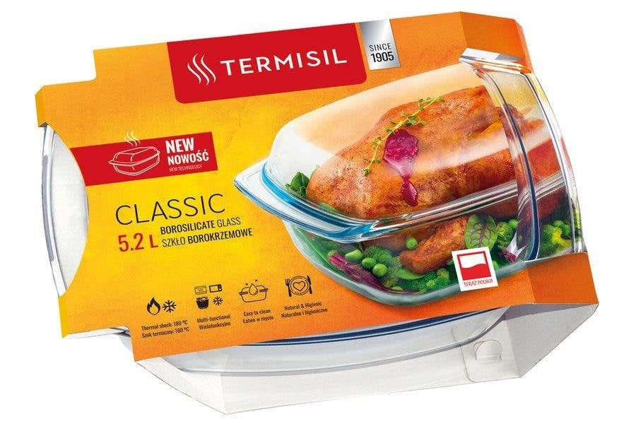 Naczynie żaroodporne Termisil prostokątne 5,2 l