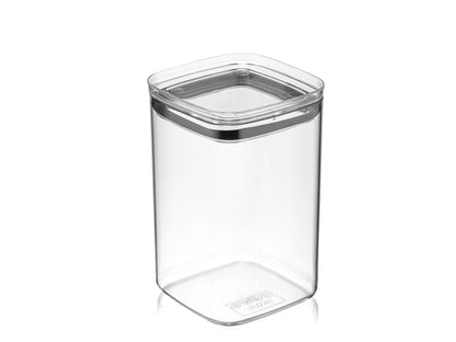 КОНТЕЙНЕР ДЛЯ ЗБЕРІГАННЯ ПРОДУКТІВ ПЛАСТИКОВИЙ КВАДРАТНИЙ CRYSTAL 1,4Л