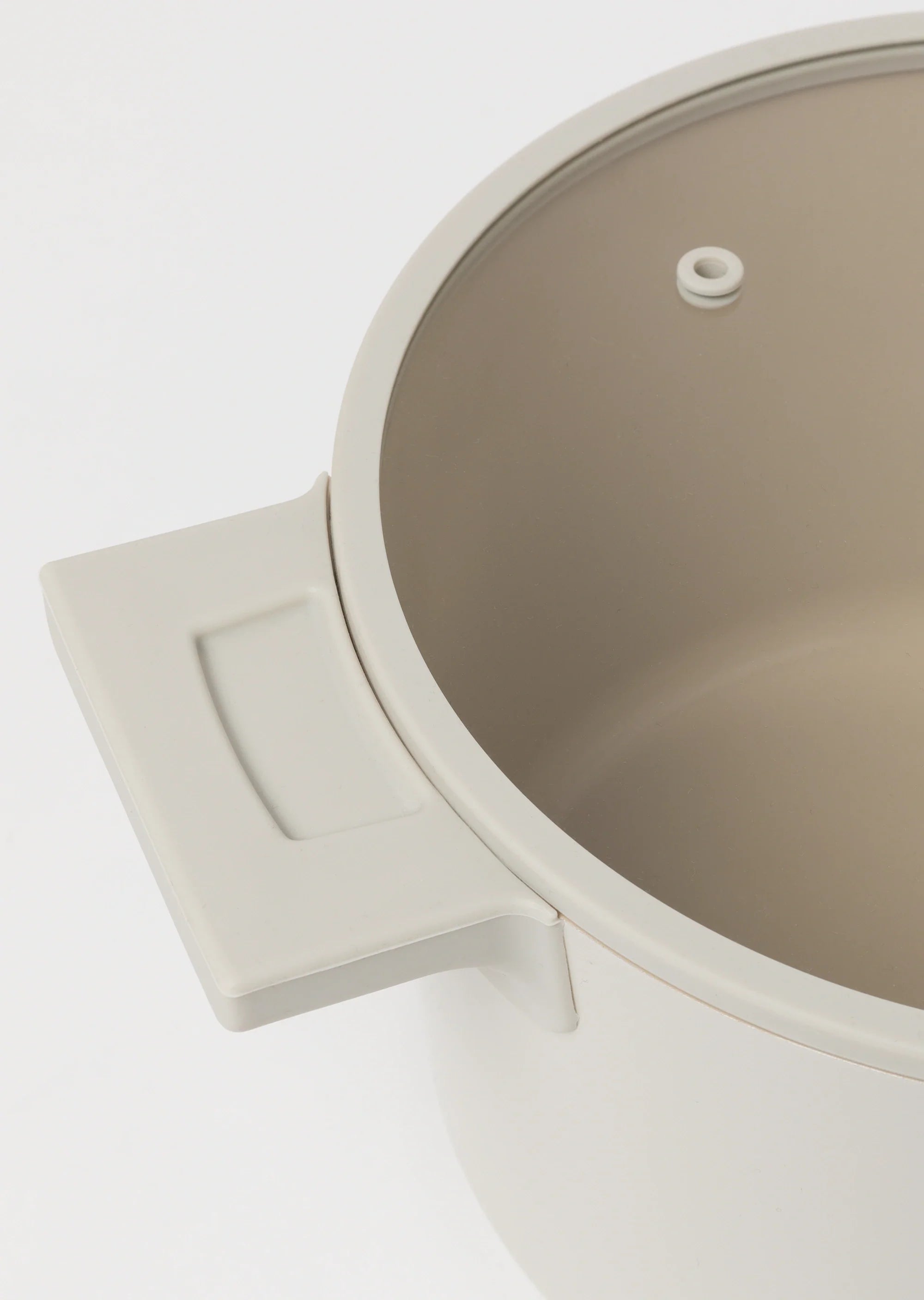 Zestaw 7 elementowy komplet garnków i patleni Florina Nube beżowy| aluminum | powłoka ceramiczna| wszystkie typy kuchenek |