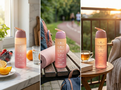 Butelka plastikowa Florina Morella 700 ml różowa