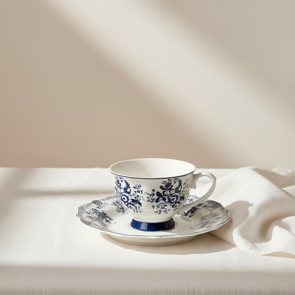 ЧАШКА З БЛЮДЦЕМ ROYAL BLUE 220МЛ