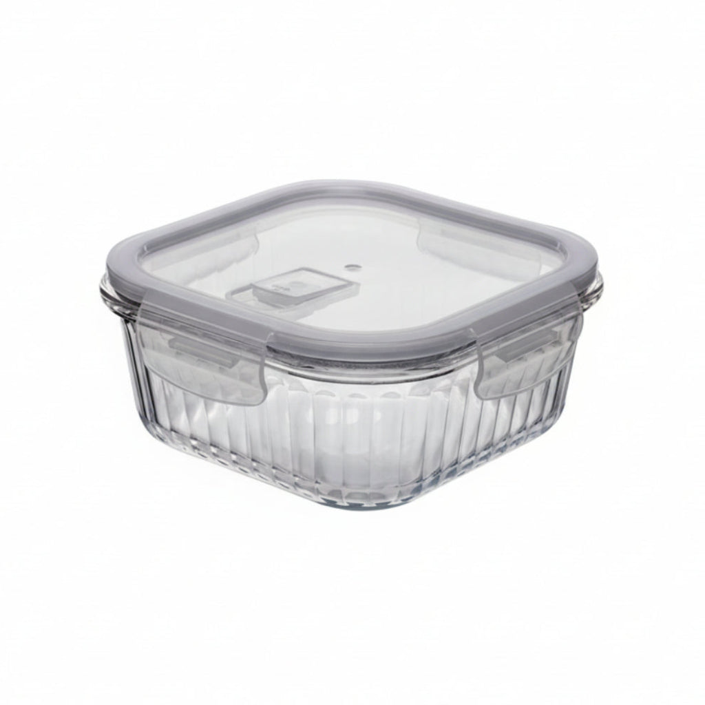 POJEMNIK DO ŻYWNOŚCI MARIET SZKLANY KWADRATOWY 1200ML