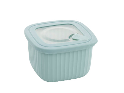 POJEMNIK PLASTIKOWY KWADRATOWY VINCENT 1,4L ZIELONY
