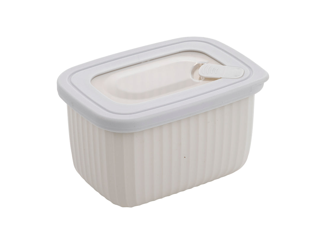 POJEMNIK PLASTIKOWY PROSTOKĄTNY VINCENT 650ML SZARY