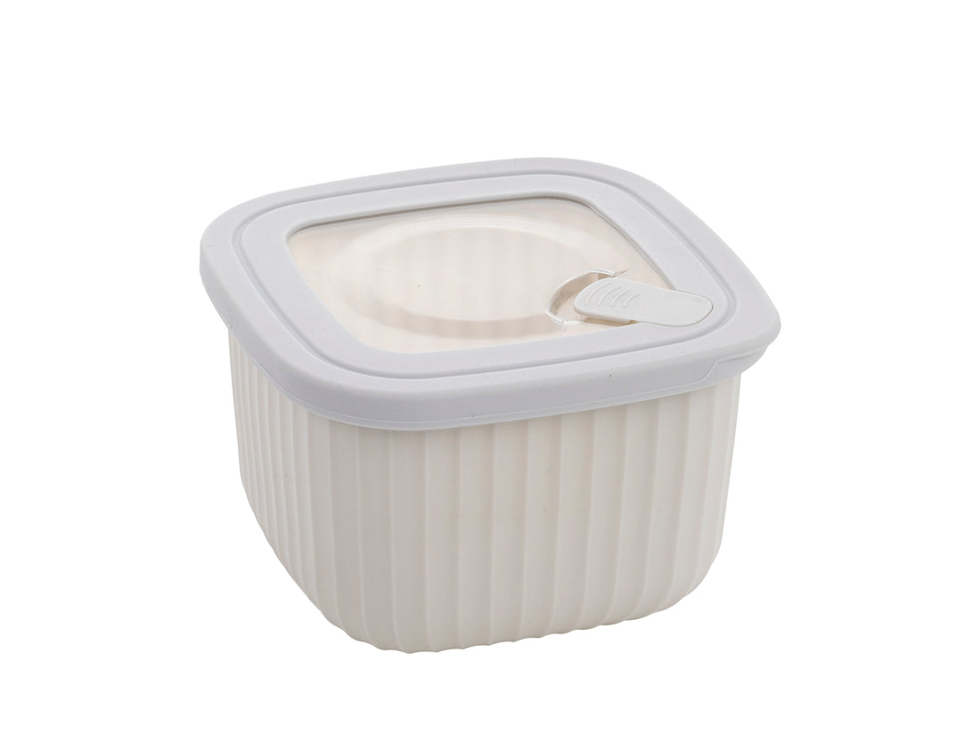 POJEMNIK PLASTIKOWY KWADRATOWY VINCENT 750ML SZARY