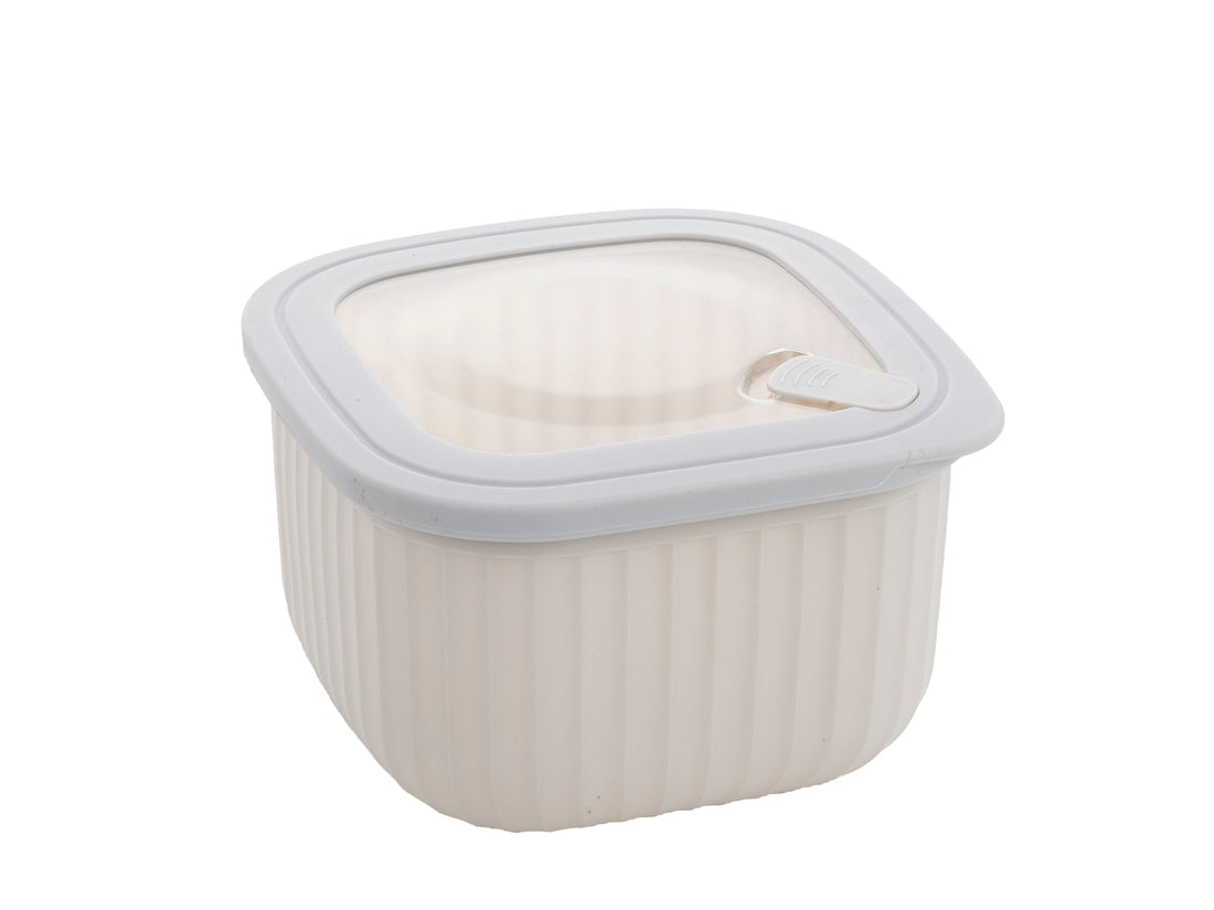 POJEMNIK PLASTIKOWY KWADRATOWY VINCENT 1,4L SZARY