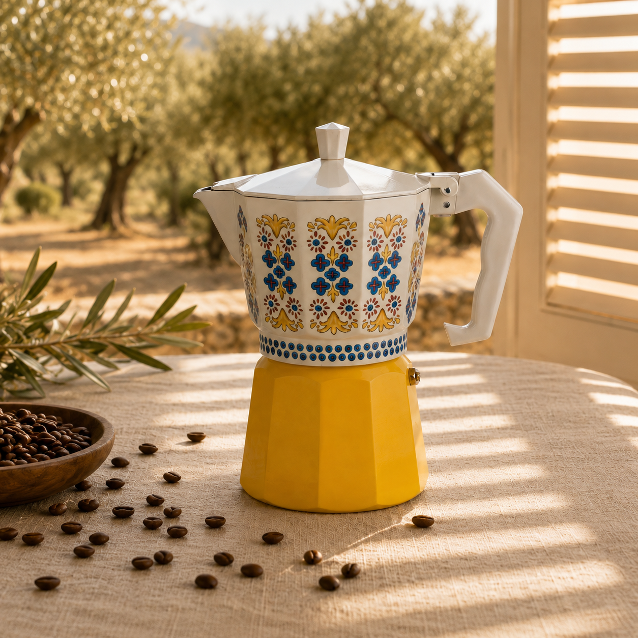 KAWIARKA DO ESPRESSO ALUMINIOWA DOLCE BUENO NA 6 FILIŻANEK