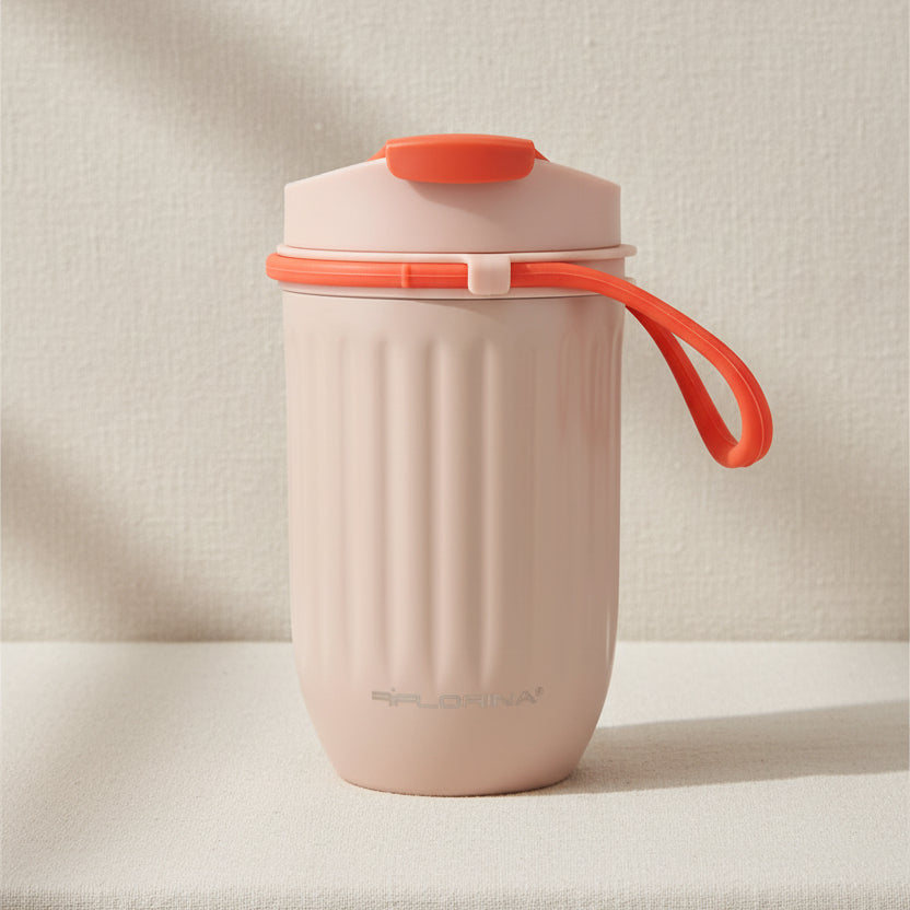 Термокухоль нержавіюча сталь FRAPPE 360 мл РОЖЕВИЙ