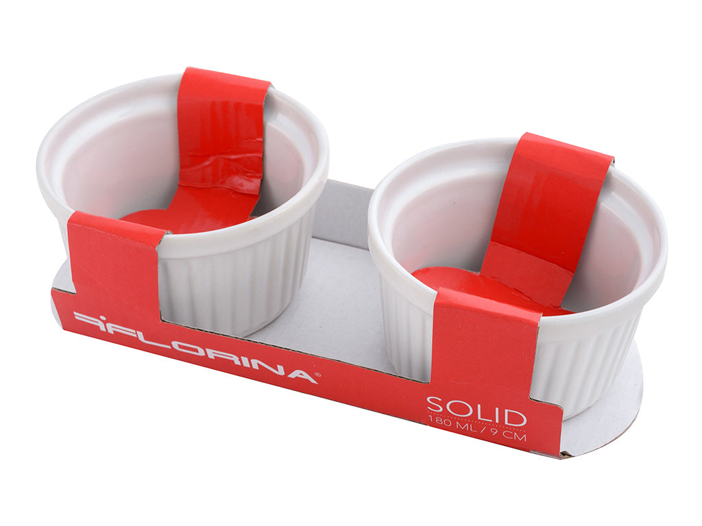KOKILKI SOLID 2SZT 180ML BIAŁE