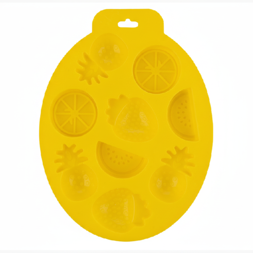 FOREMKA NA KOSTKI LODU SILIKONOWA 22,5X17CM AMARELO
