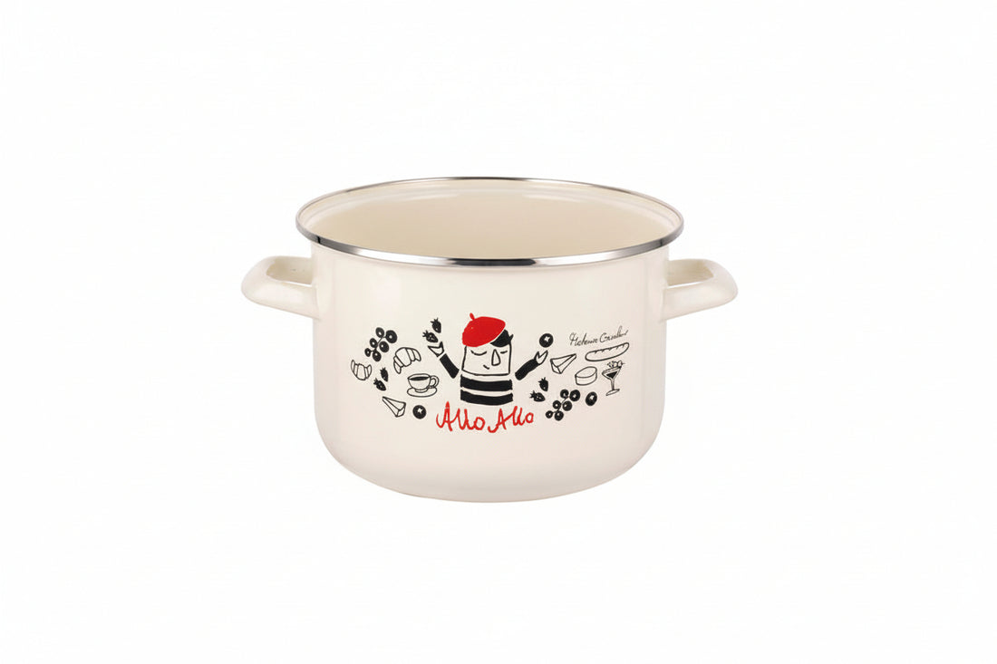 GARNEK EMALIOWANY ALLO ALLO 22CM 6L MG V.2