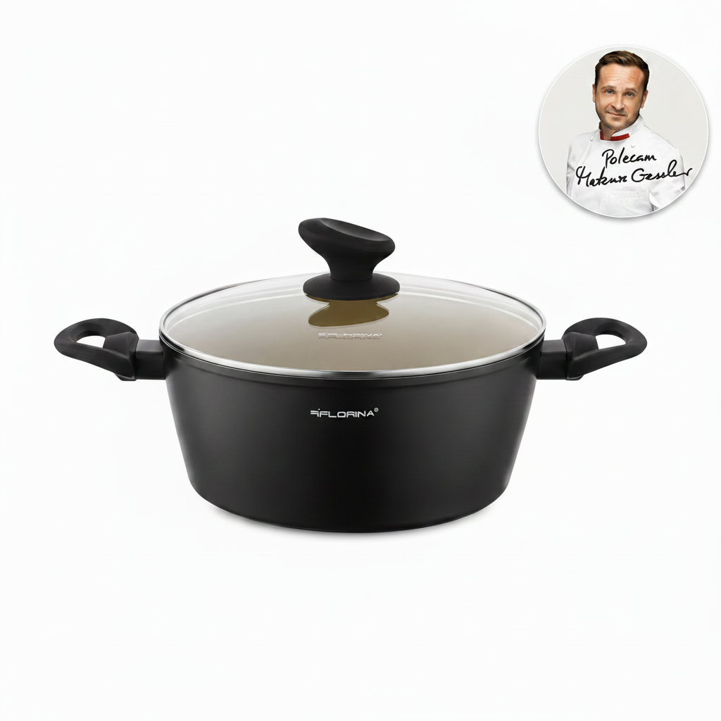 Garnek aluminiowy Florina AmVegan 26 cm 4,8 l by Mateusz Gessler