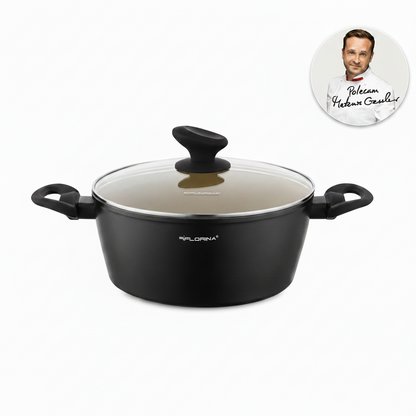 Garnek aluminiowy Florina AmVegan 26 cm 4,8 l by Mateusz Gessler
