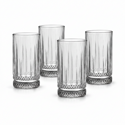 Zestaw 4 szklanek long drink Florina Libretto 450 ml