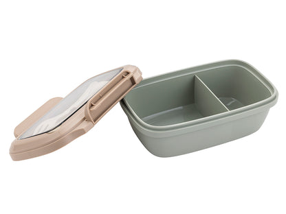 LUNCHBOX Z ŁYŻKĄ I WIDELCEM 1L ZIELONY