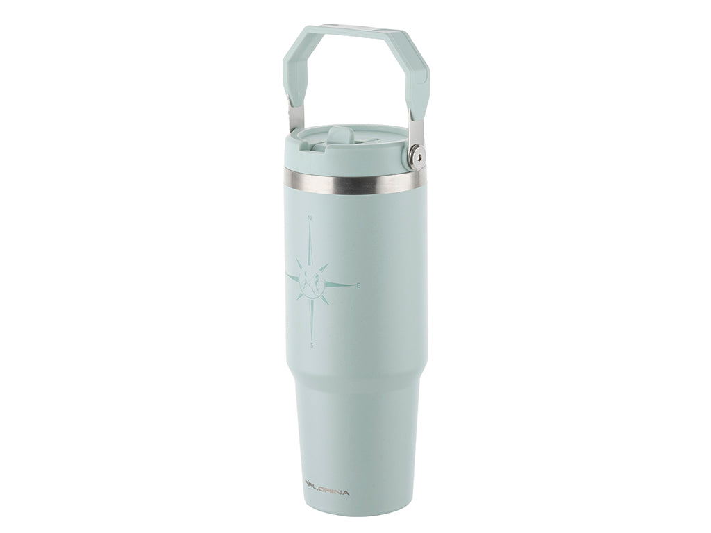 KUBEK TERMICZNY NIERDZEWNY MUKI 890ML MIĘTA