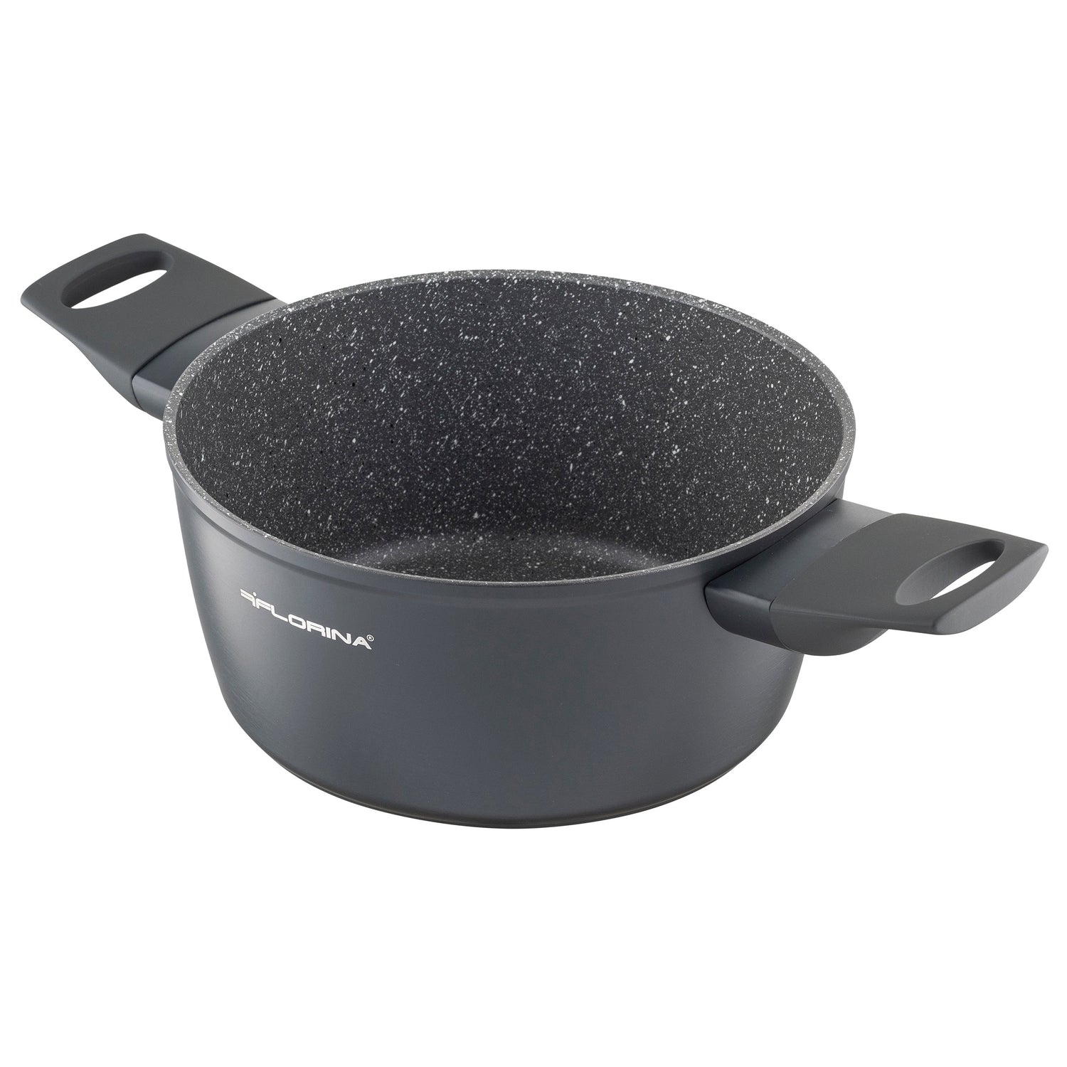 Zestaw 4 elementowy komplet garnków Florina Savoy by Mateusz Gessler ciemny szary| aluminum | powłoka non-stick| wszystkie typy kuchenek