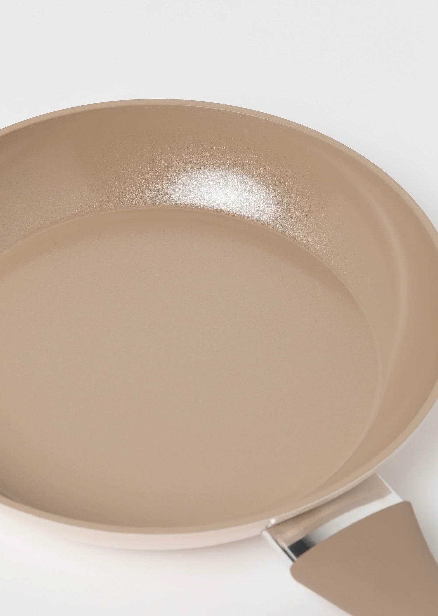 Zestaw 3 elementowy komplet patelni Florina Mokka beżowy| aluminum | powłoka ceramiczna AntiScratch | wszystkie typy kuchenek