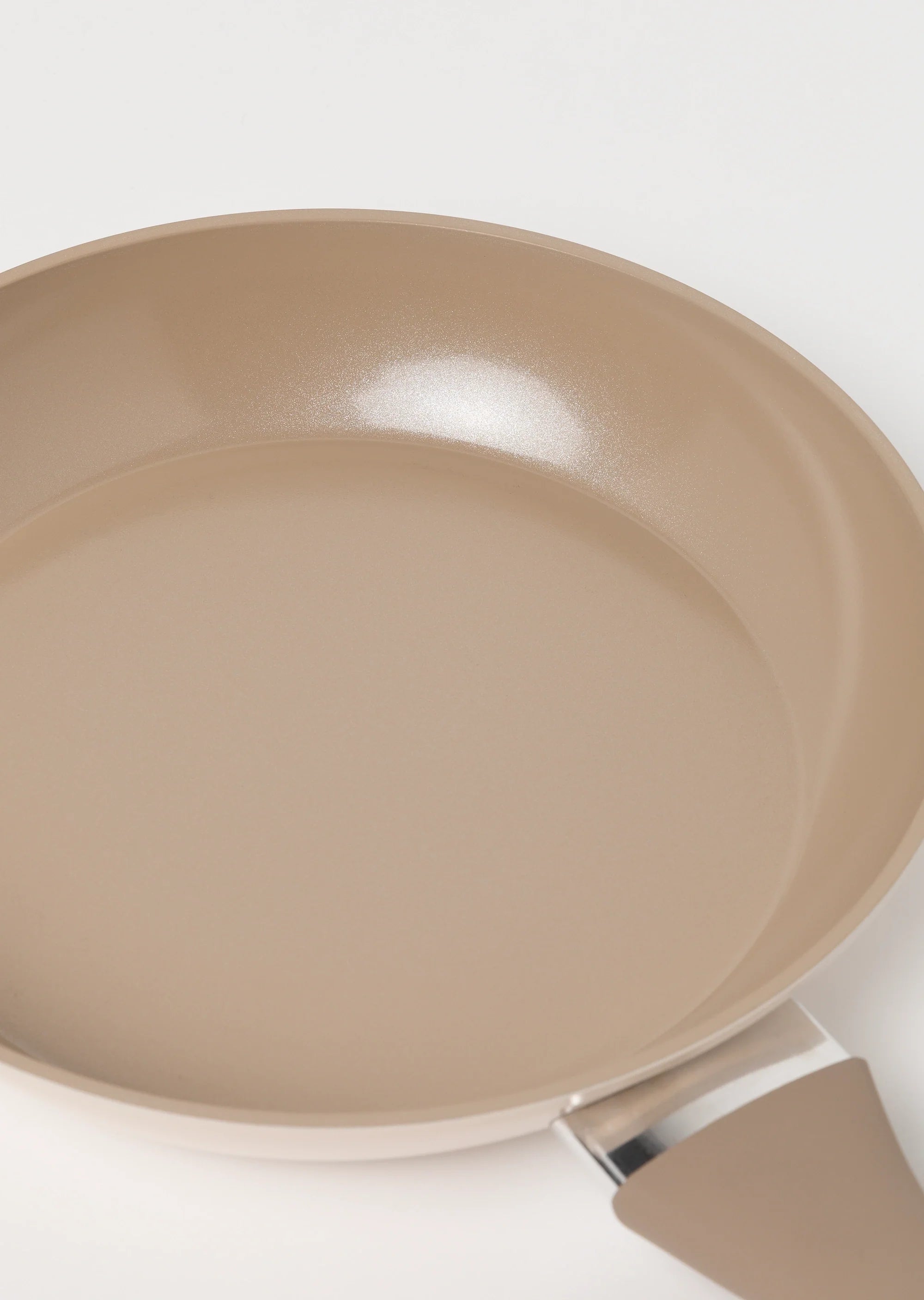 Zestaw 3 elementowy komplet patelni Florina Mokka beżowy| aluminum | powłoka ceramiczna AntiScratch | wszystkie typy kuchenek