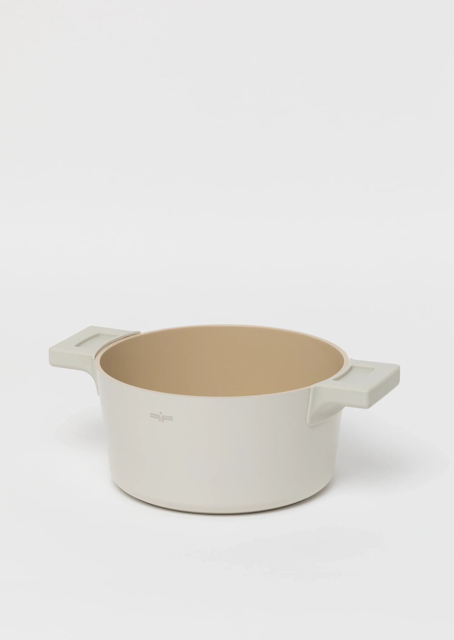 Zestaw 3 elementowy komplet garnków Florina Nube beżowy| aluminum | powłoka ceramiczna| wszystkie typy kuchenek |