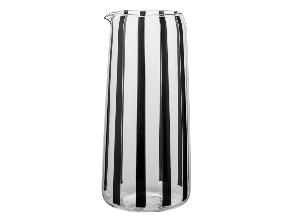 KARAFKA SZKLANA SOLLINE 1,5L PASKI CZARNE