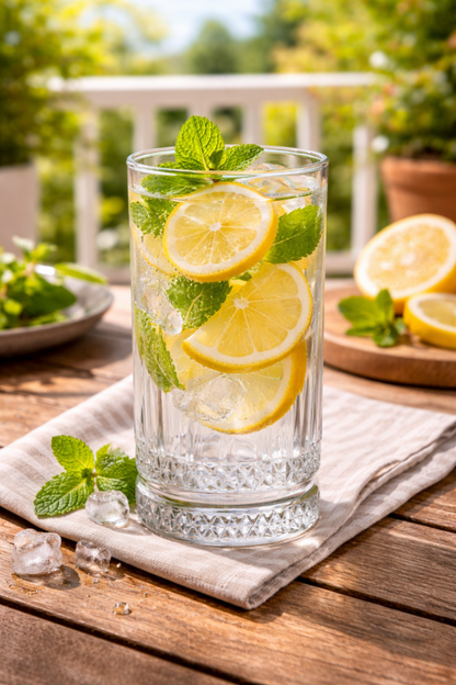 Zestaw 4 szklanek long drink Florina Libretto 450 ml