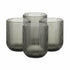Zestaw 4 szklanek DO WODY VACANZA 270ML SZARA