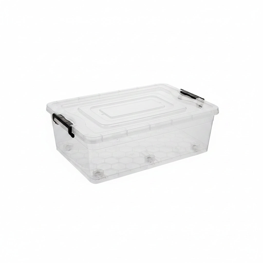 ПЛАСТИКОВИЙ КОНТЕЙНЕР ДЛЯ ЗБЕРІГАННЯ STRONG 60X40X19СМ 30Л НА КОЛІЩАТКАХ
