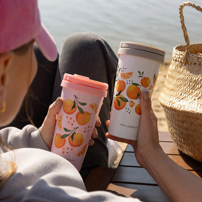Термокружка Florina Orange Happy з нержавіючої сталі, 500 мл