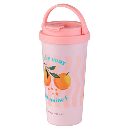 Термокружка Florina Orange Happy з нержавіючої сталі, 500 мл