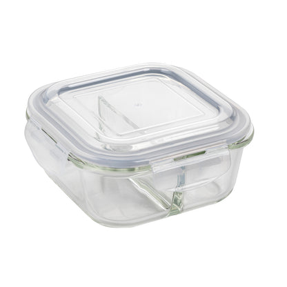 Скляний подвійний харчовий контейнер Florina Frigo 750 мл