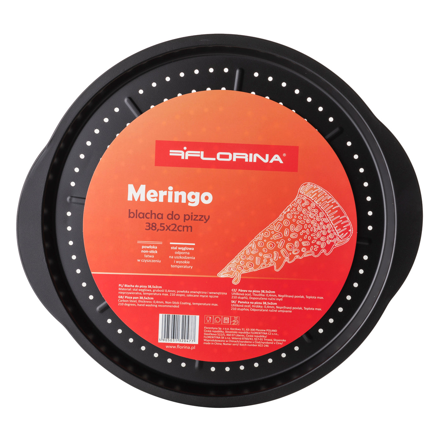 Деко для піци Florina Meringo 38,5x2 см
