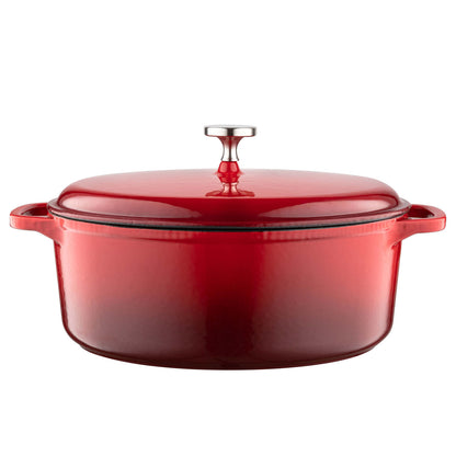 BRYTFANNA ŻELIWNA HIERRO 29X11CM 4,2L Z/P CZERWONA MG