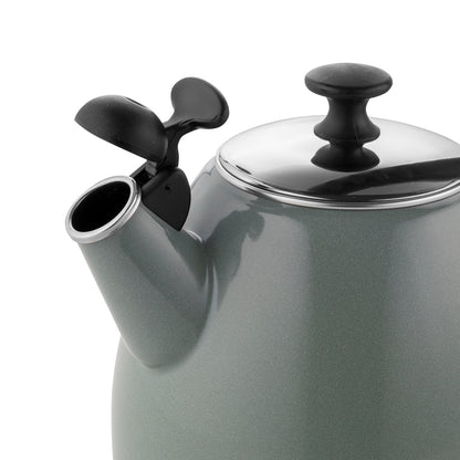 Czajnik emaliowany Florina Aperto zielono-szary 2,2 l