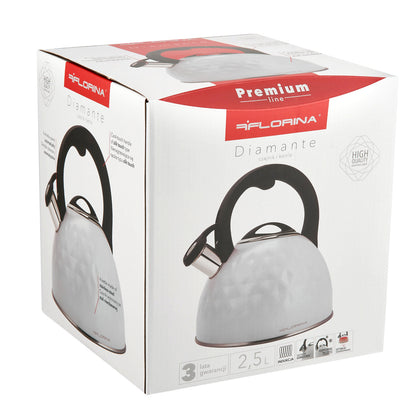 Czajnik nierdzewny Florina Diamante 2,5 l indukcja