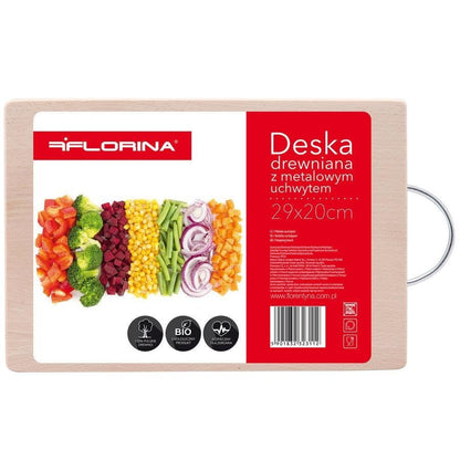 Кухонна дошка Florina з металевою ручкою 29 х 20 см