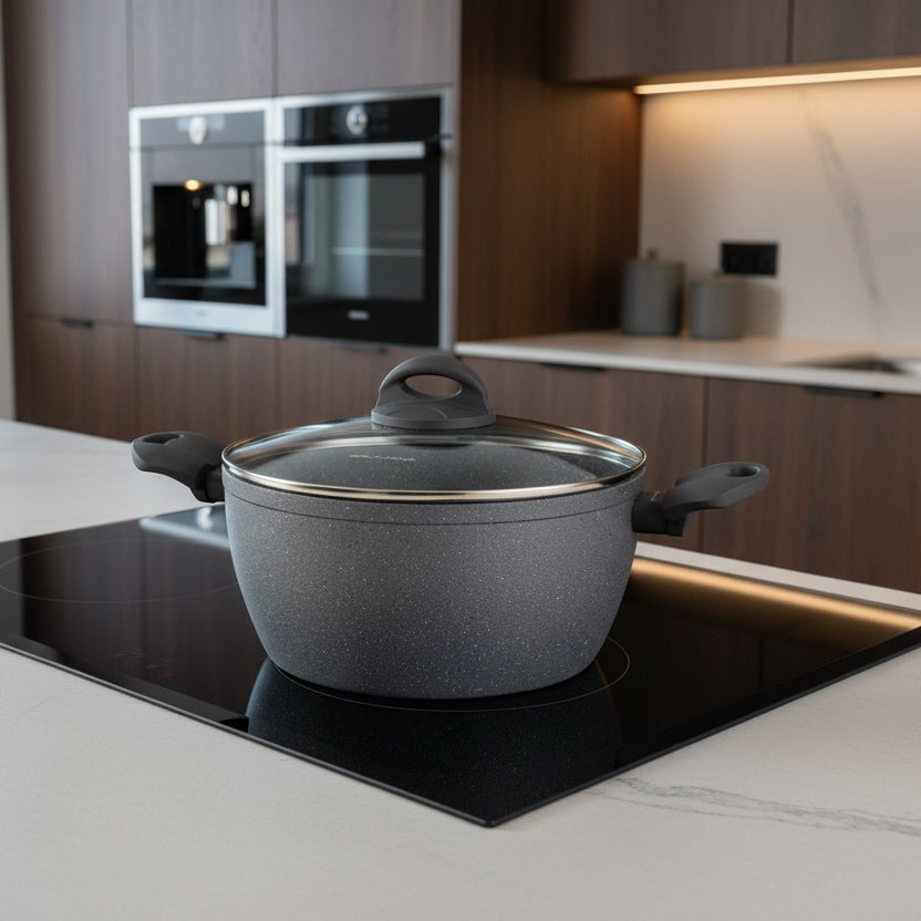 Каструля Florina Lava Stone від Матеуша Гесслера 24 см 4 л сіра