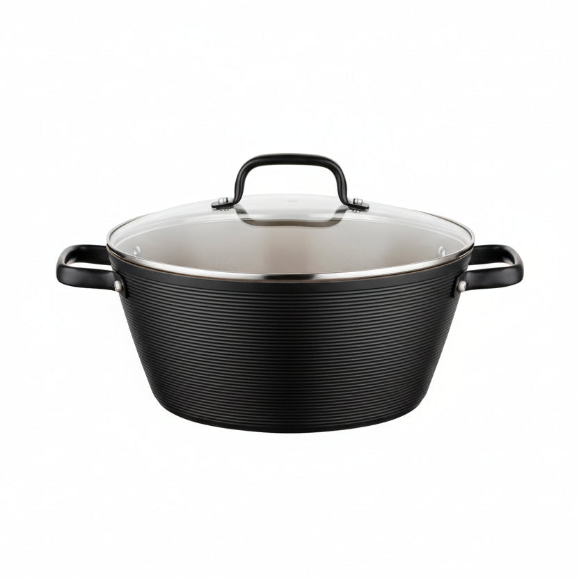 Garnek aluminiowy Carina Black by Mateusz Gessler 20 cm 2,2l