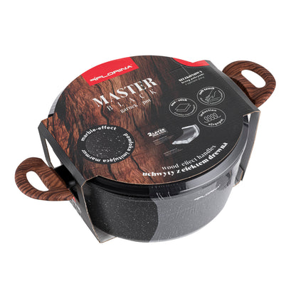 Алюмінієва каструля Florina Master Black 28 см 6.5 л