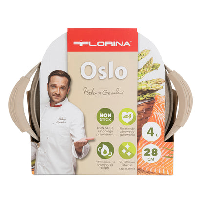 Низька алюмінієва каструля Florina Oslo 28 см 4 л
