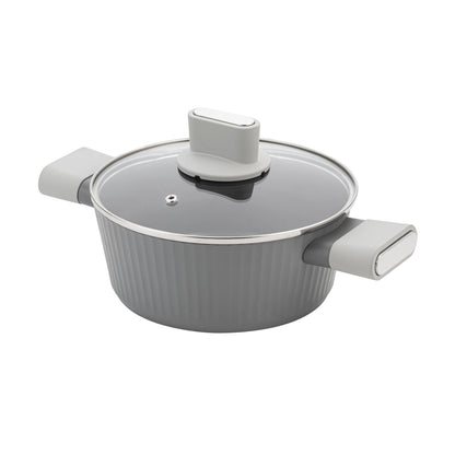 Garnek aluminiowy z pokrywką Florina Serrano 20 cm 2,1 l