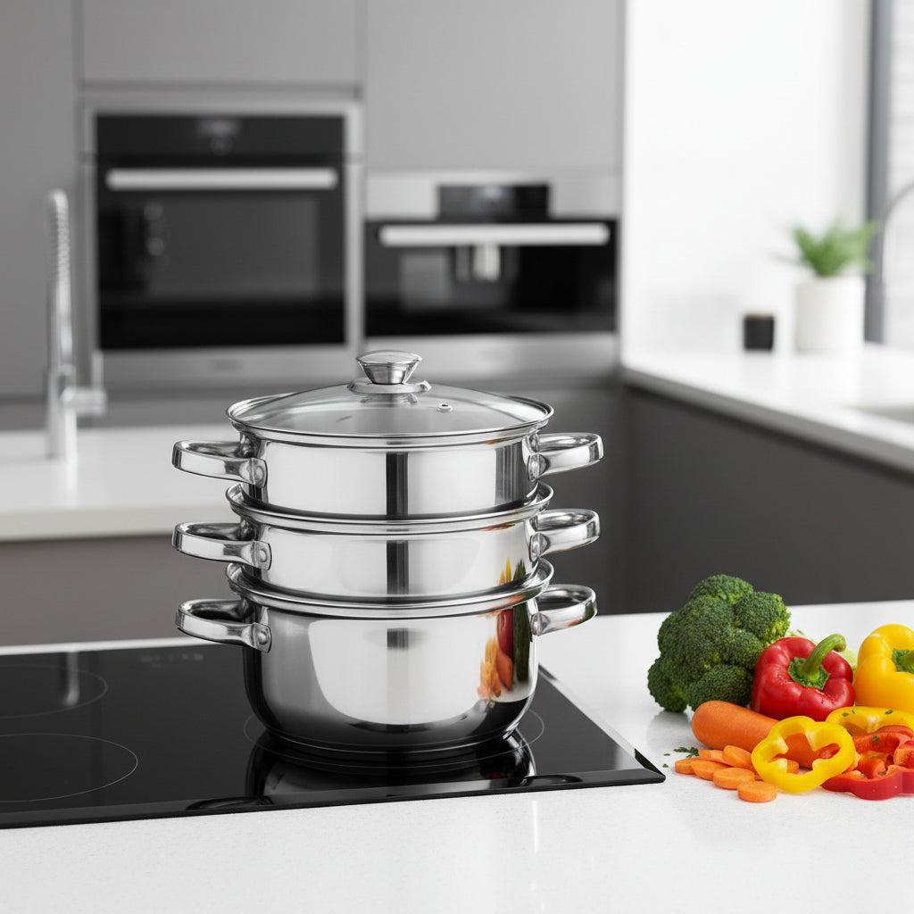 Garnek do gotowania na parze Ambiente Steamer 20 cm 4 elementy