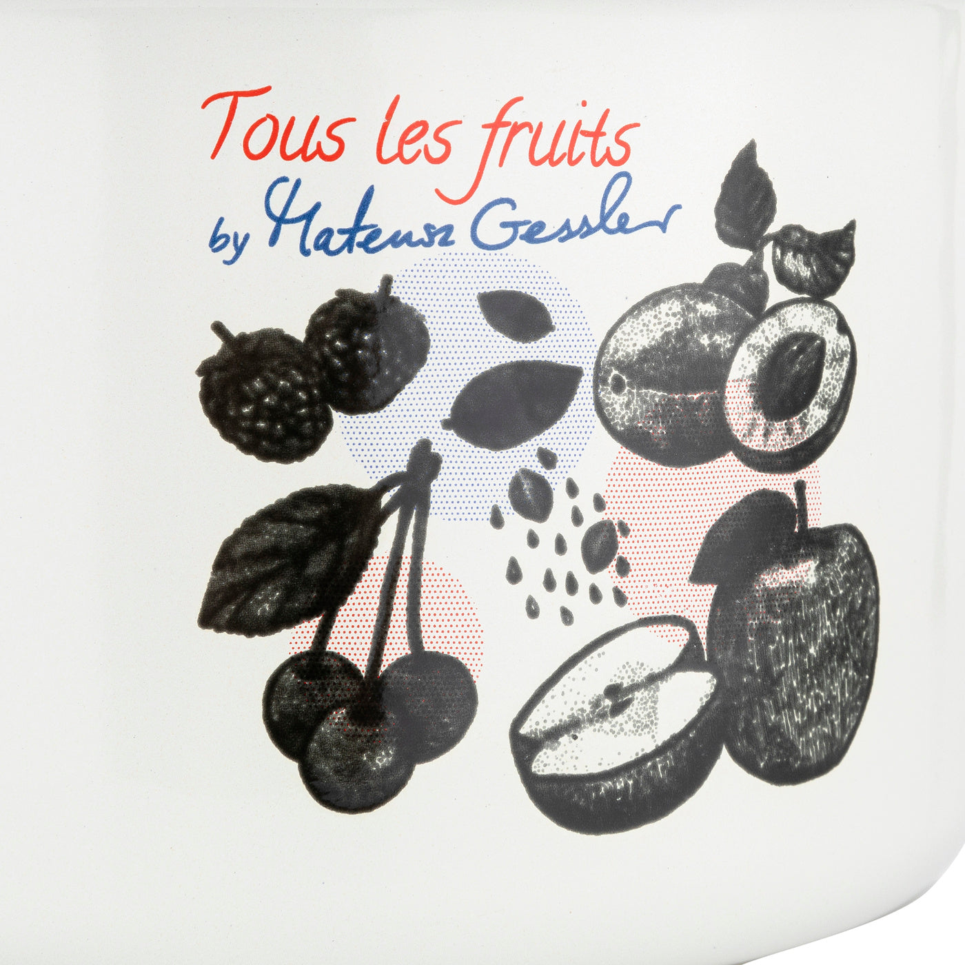 Емальована каструля Emalia Polska Pleszew Fruits by Mateusz Gessler 18 см 2,65 л