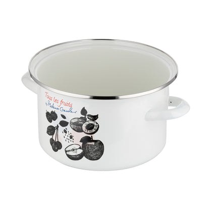 Емальована каструля Emalia Polska Pleszew Fruits by Mateusz Gessler 20 см 3,75 л